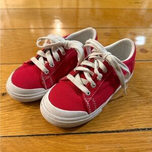 FootMates Red and White Kids Sneakers